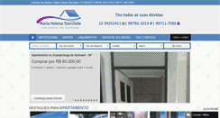 Desktop Screenshot of mhsimoveis.com.br
